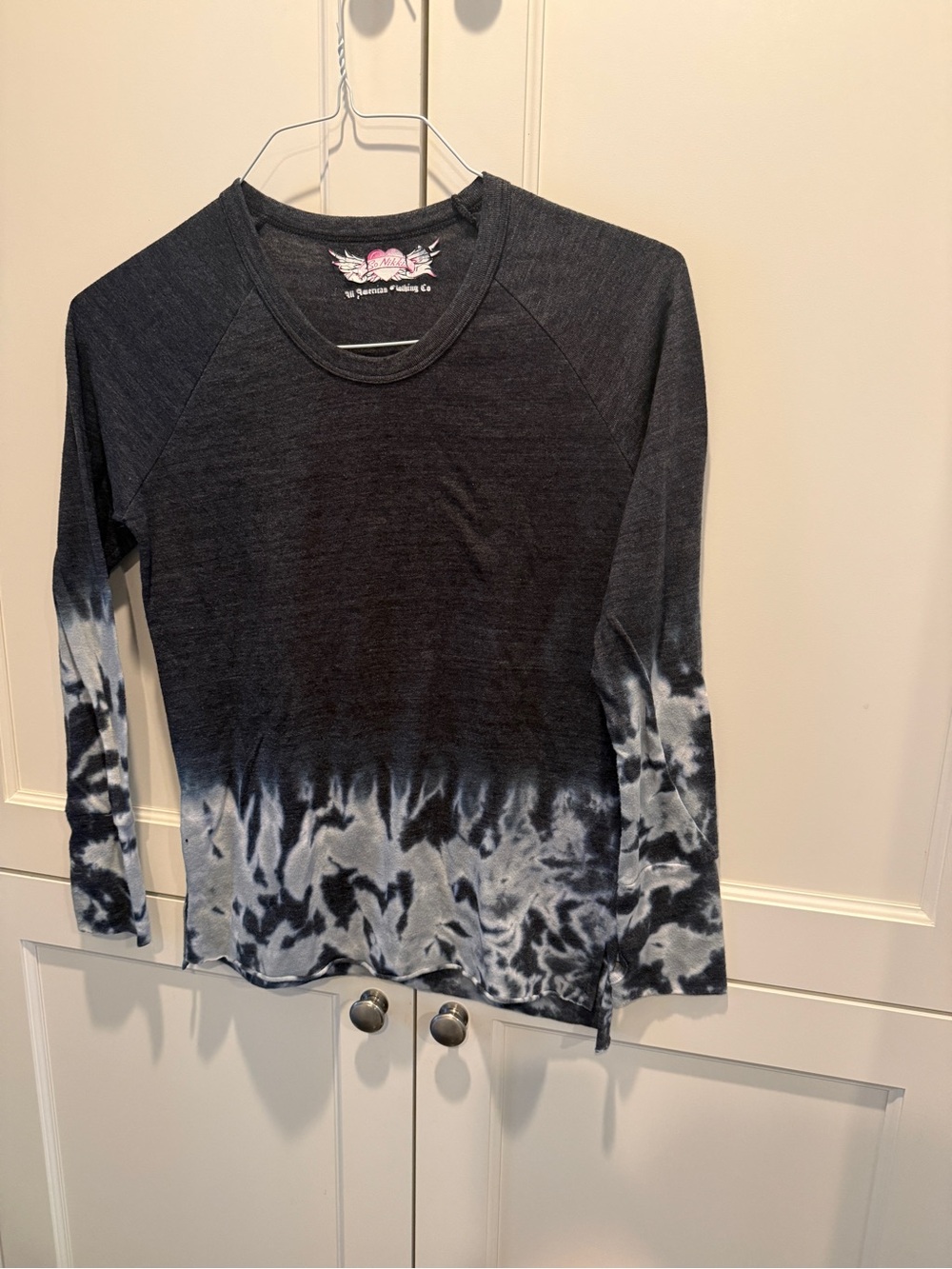 Tie-Dye Ombre So Nikki Long Sleeve Tee - Large (14)
